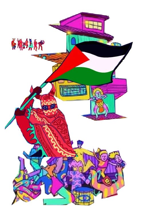 Gráfica del carnaval Mil Tambores