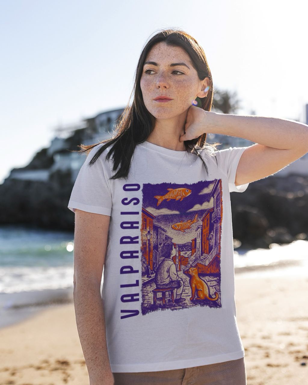 Polera Valparaíso I Blanca