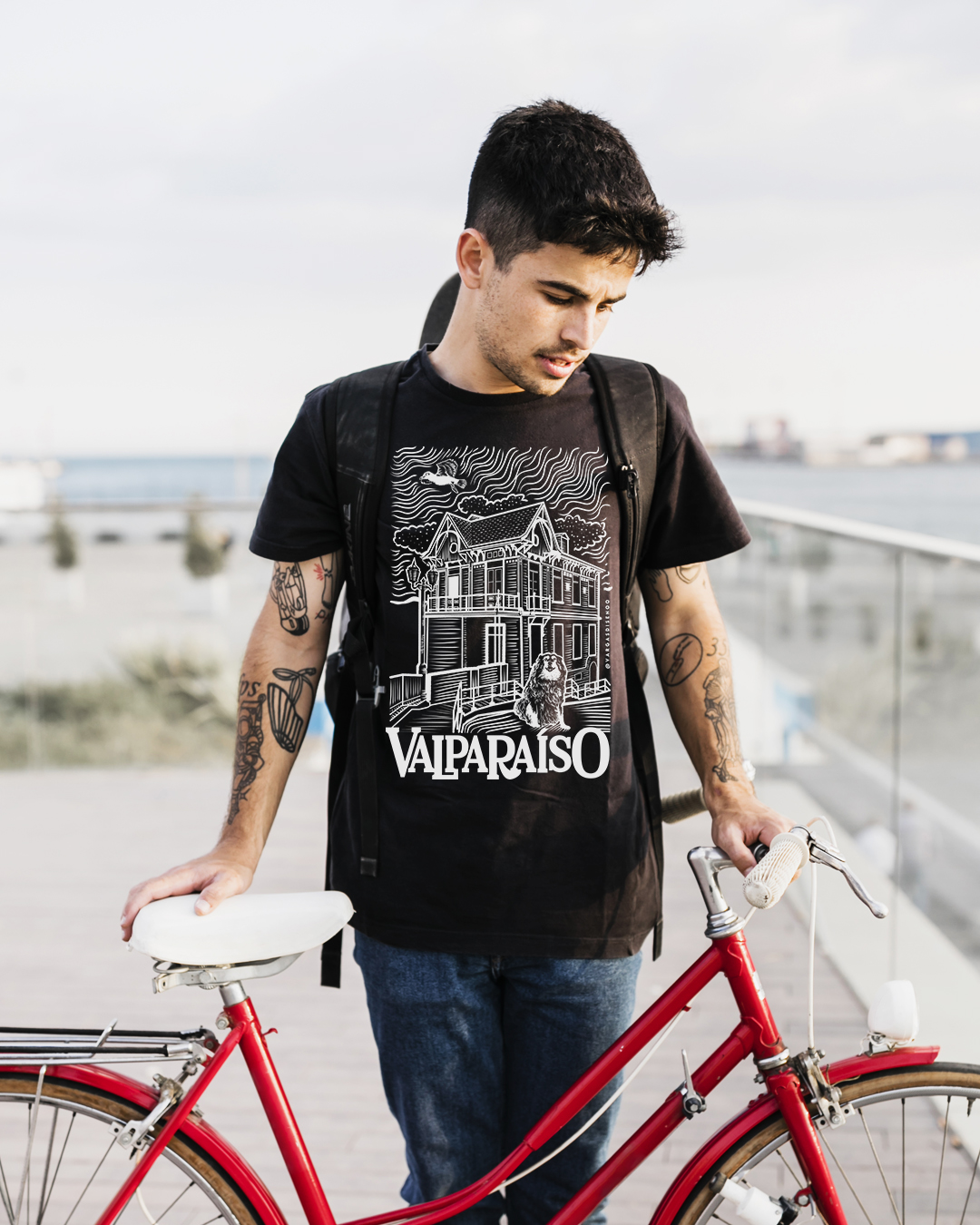 Polera Valparaíso Xilo Blanco